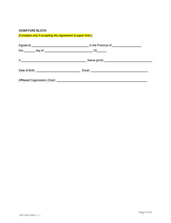 Adult Waiver Page 5