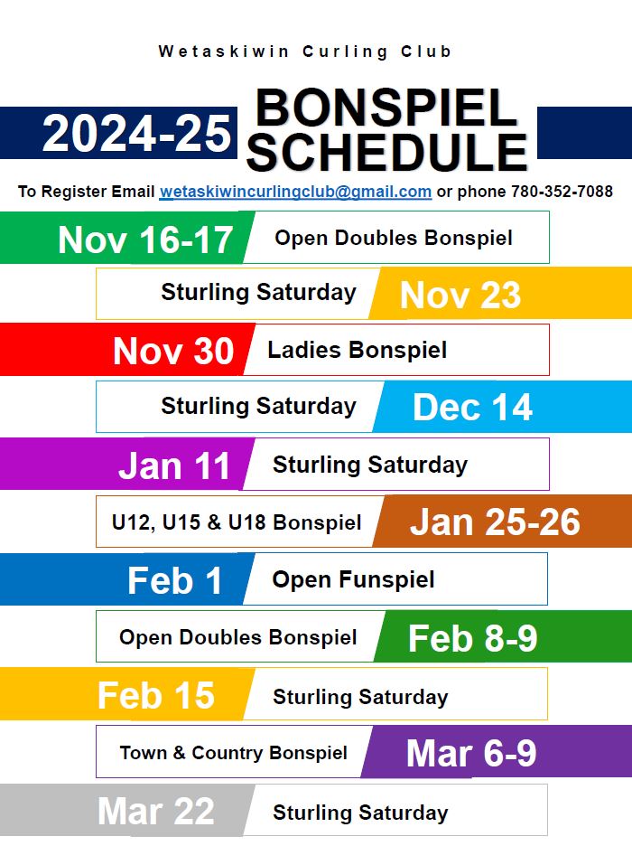 Bonspiel Lineup 202425