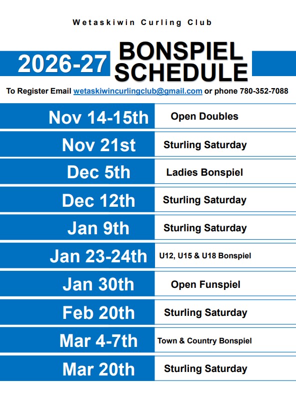 Bonspiel Lineup 202627 Photo