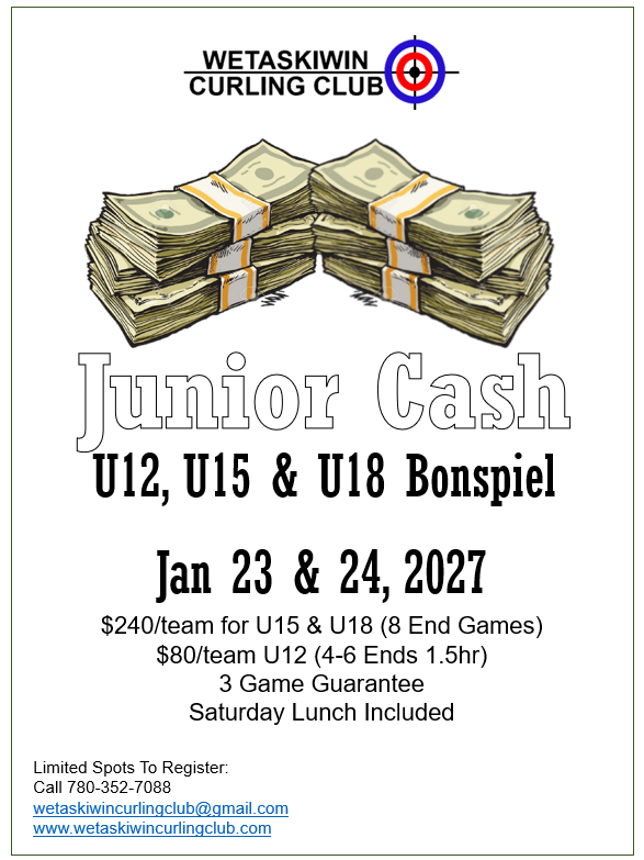 Junior Cash Bonspiel Poster 2027